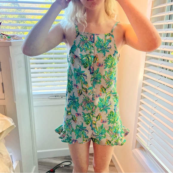 Mika & Gala Floral Romper NWOT - Picture 5 of 12